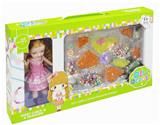 OBL897337 - DIY BEADS WITH 6-INCH DOLL