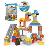 OBL898345 - 建筑工程队兼容乐高大颗粒积木（53PCS）