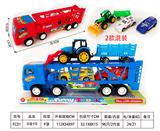 OBL902370 - 乐趣卡车载农夫车+2只悍马