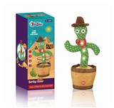OBL902469 - WESTERN COWBOY DANCING CACTUS (WITH COLORFUL LIGHTS)