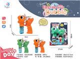 OBL906104 - 电动恐龙泡泡枪
带灯光、音乐
（2色混装）