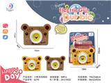 OBL906117 - 电动小熊泡泡相机
带灯光、音乐
（2色混装）