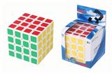 OBL906533 - FOURTH-ORDER WHITE-BOTTOMED THERMAL TRANSFER RUBIKS CUBE