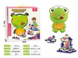 OBL908849 - 青蛙拉杆箱积木