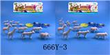 OBL911691 - 动物二款混装16(PCS)