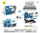 OBL911874 - 大工具盒声光惯性拆装工程车（货柜车）104PCS
