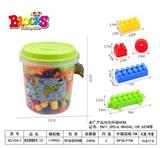 OBL912047 - 绿色圆桶积木（小）450克（170PCS+)