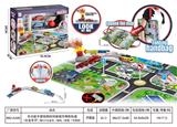 OBL912954 - 多功能手提地图收纳袋城市弹射轨道（合金车仔）（配2合金车、1路标,1地图，1手提袋23pcs