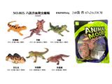 OBL914000 - PVC环保实心冷血爬行蜥蜴6只装