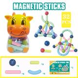 OBL914365 - 磁力棒32PCS（奶牛罐）