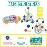 OBL914372 - 磁力棒22PCS（小车罐）