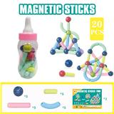 OBL914374 - 磁力棒20PCS（小奶瓶罐）