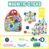 OBL914376 - 磁力棒+磁力车60PCS（手提袋）