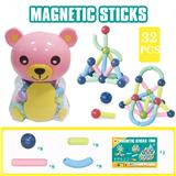 OBL914378 - 磁力棒32PCS（中熊罐）