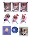 OBL915520 - 6th generation 10 inch glue crying doll with night light function with plush warm-up with four music with tears function, with water-absorbing bottle, with nipple 4 functions 3 night light crying doll mixed