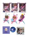 OBL915521 - 6th generation 10 inch glue crying doll with night light function with plush warm-up with four music with tears function, with water-absorbing bottle, with nipple 4 functions 3 night light crying doll mixed