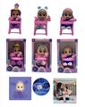OBL915523 - 6th generation 10 inch glue crying doll with night light function with plush warm-up belt toddler four music with tears function, with water-absorbing bottle, with nipple 4 functions 3 night light crying doll mixed