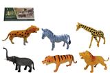 OBL918521 - 3-6寸PVC野生动物套装6pcs