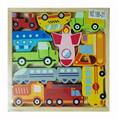 OBL919561 - 交通工具木制拼图