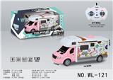 OBL921597 - 1:32四通UV印城市主题房车