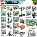 OBL922226 - 十二合一我的世界积木展示盒套装