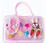 OBL922320 - 大手提盒饰品(项链+手链+发夹+耳坠)