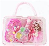 OBL922342 - 大手提盒饰品(项链+手链+发夹+耳坠+化妆品)独角兽