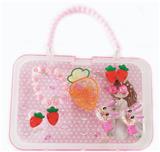 OBL922344 - 大手提盒饰品(手链+发夹+戒指+耳坠)小兔和萝卜