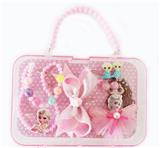 OBL922348 - 大手提盒饰品（项链+发夹+耳坠）冰雪公主