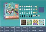 OBL924770 - 10合1棋（带塑料棋
盘）