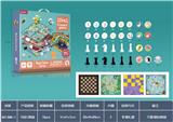 OBL924801 - 10合1棋（不带塑料
棋盘）