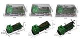 OBL926007 - 18 CM惯性军事拖头车各载1只11 CM坦克车/汽艇/直升战机,3款混装