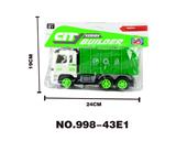 OBL926653 - 3D灯光惯性音乐工程车-环卫车