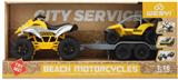 OBL926752 - 1:16 惯性沙滩摩托拖车(声光)