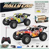 OBL926942 - 1:18 四通水转印拉力车(包3.7V锂电池和USB充电线)