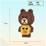 OBL929247 - 熊抱鸡（中盒小颗粒拼装积木）