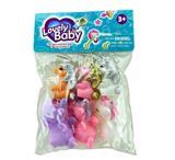 OBL929424 - 新款搪胶小马 独角兽套装多款混装