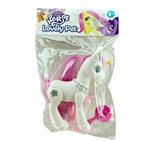 OBL929428 - 新款搪胶小马套装带手表 梳子