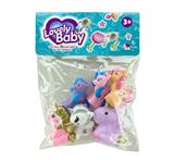 OBL929432 - 新款搪胶小马套装多款混装