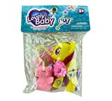 OBL929440 - 新款搪胶卡头袋宝马带小马手提包毛夹