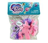 OBL929442 - 新款搪胶卡头袋小飞马带马子梳子镜子