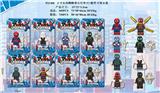 OBL930416 - 3寸乐高蜘蛛侠公仔单只+配件卡装 8款