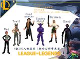 OBL930465 - 11.5CM LOL英雄联盟 6只OPP袋装