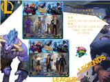 OBL930468 - 11.5CM LOL英雄联盟 3只卡装/2款