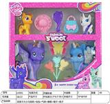 OBL930673 - 双亲子大小马宝莉+气球+蝴蝶+包包+帽子+梳子