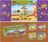 OBL930933 - 八合一植物保卫战拼装积木