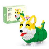 OBL934113 - 柯基犬(绿色)（815PCS)