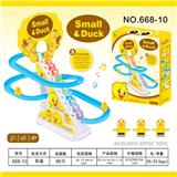 OBL934314 - 3只公仔-小黄鸭爬楼梯（图片色）