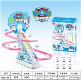 OBL934321 - 6只公仔-小狗爬楼梯