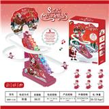 OBL934323 - 6只公仔-圣诞老人爬楼梯